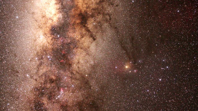Sternbild Skorpion mit Milchstraße