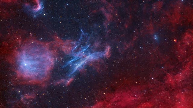 Interstellare Hüllen in der Kassiopeia