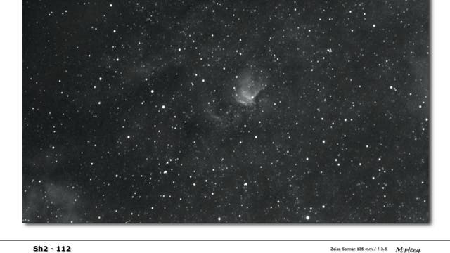 Sh2-112 H-Alpha-Nebelregion im Sternbild Schwan