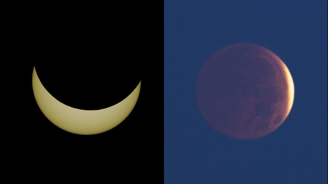 Sonnenfinsternis am 20.3.15 und zugehörige Mondfinsternis am 4.4.15