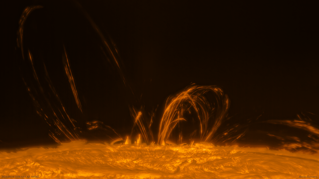 Ein weiteres Bild von der großen Sonnenfleckengruppe