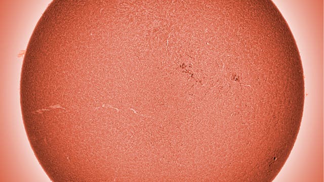 Negative Sonne am 4. April 2016