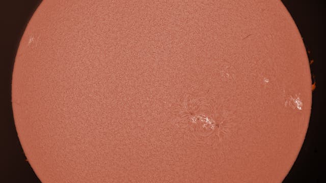 Die Sonne am 2. April 2017 im H-Alpha-Licht