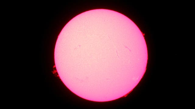 Sonne in H-alpha am 12. Mai 2025
