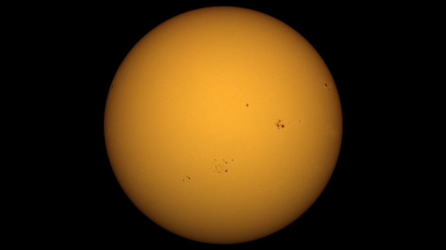 Sonnenflecken am 25.09.2023