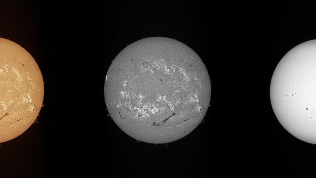 Sonne am 29. Juni 2024 aufgenommen im H-alpha-Bereich