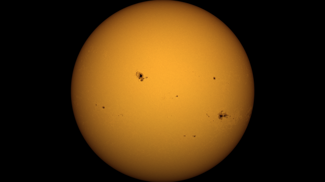 Sonne am 13. August 2024