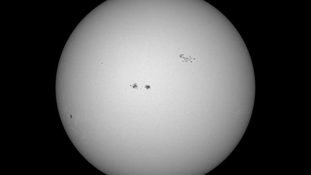 Sonne am 13. Oktober 2025