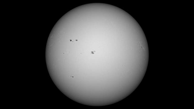 Sonne am 20. April 2025
