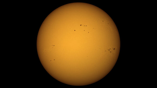Sonne am 23. April 2024 (Weißlicht)