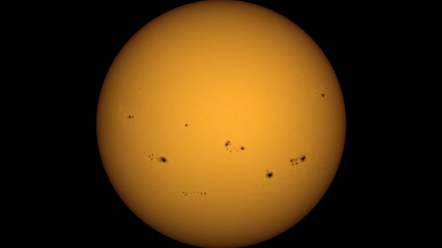 Sonne am 24. August 2024