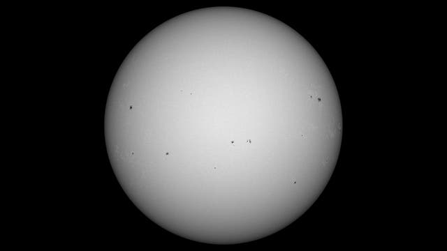 Sonne am 26. April 2025