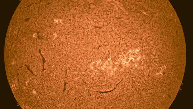 H-alpha-Sonne 21. April 2024