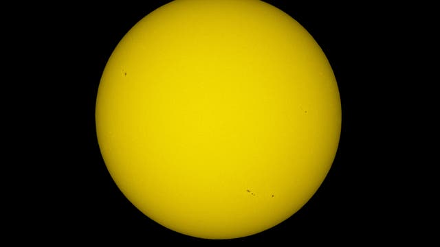 Sonne am 12. Februar 2022 mit Solar Continuum Filter