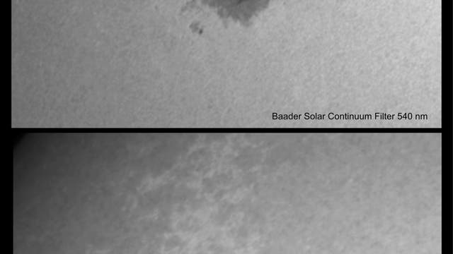 Sonnenfleck AR 3363 in unterschiedlichen Wellenlängen