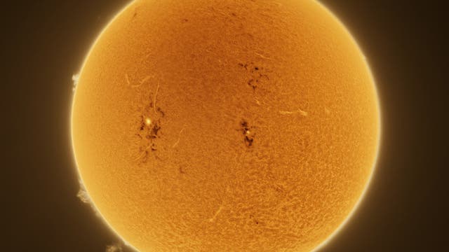 Sonne in H-Alpha am 9. August 2023