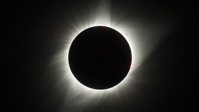 Korona der totalen Sonnenfinsternis 2017