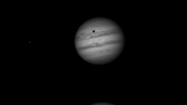 Io, Ganymed und Jupiter