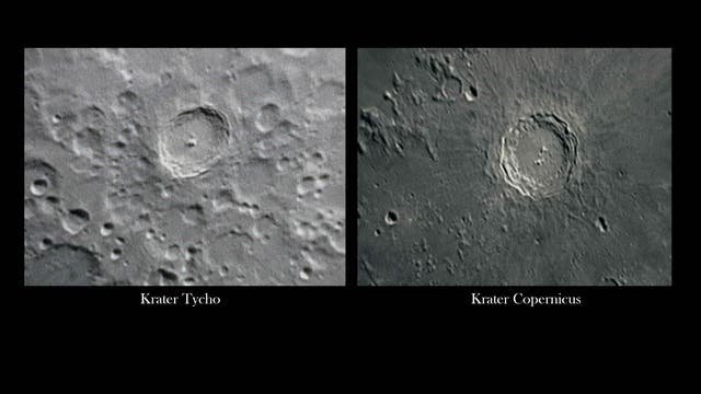 Krater Tycho und Copernicus