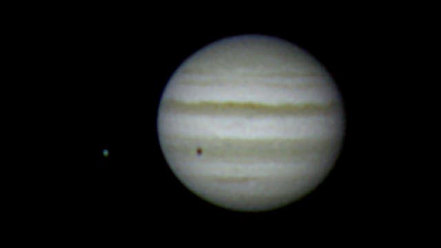 Jupiter und Io an der Ostsee
