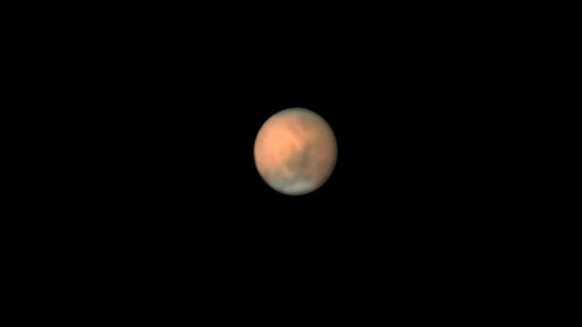 Ein Staubsturm verhüllt den Mars, 20. Juni 2018