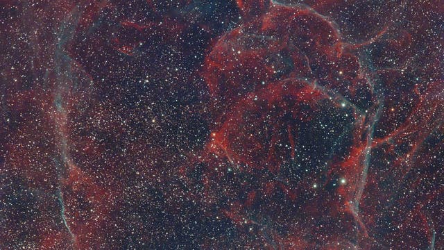 Vela-Supernovaüberrest aus La Palma