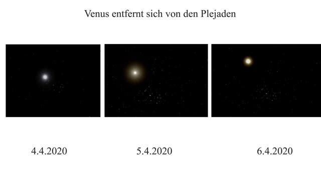 Venus und Plejaden