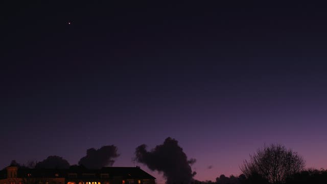 Venus mit Merkur am Abendhimmel in Kiel