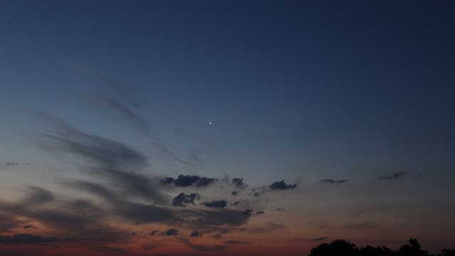 Venus in der Morgendämmerung