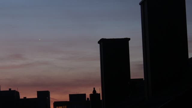 Venus in der Morgendämmerung
