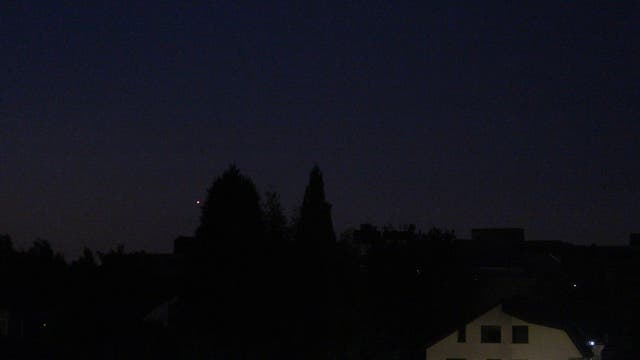 Mond und Venus am Morgen des 21. Juni 2017