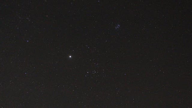 Jupiter im Sternbild Stier