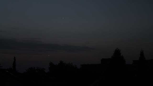 Venus und Jupiter am Morgenhimmel