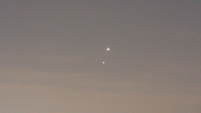 Venus bei Jupiter