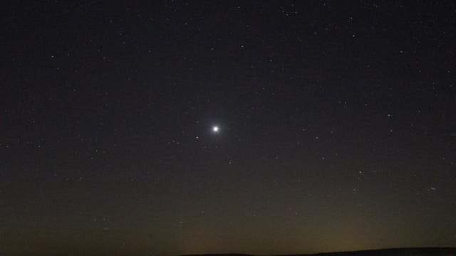 Konjunktion zwischen Venus und Saturn