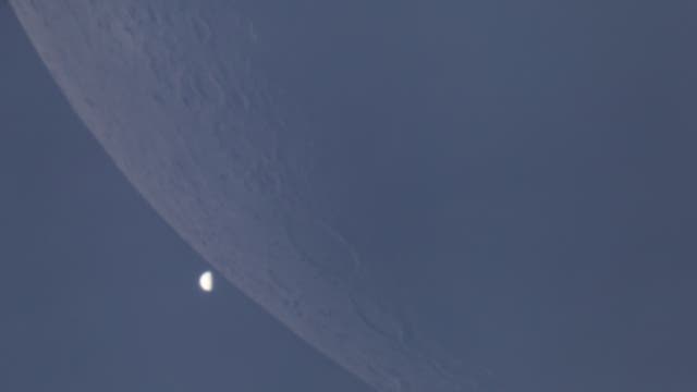 Himmelsduett: Mond und Venus