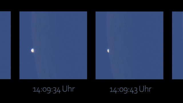 Sichelmond bedeckt die Venus am 19. September 2025