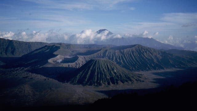 Vulkanlanschaft auf Jawa Bromo 