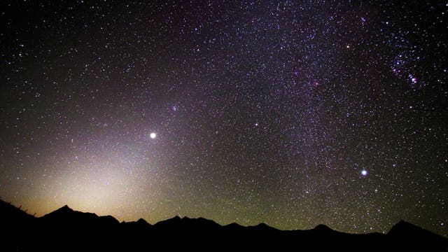 Zodiakallicht und Wintermilchstraße