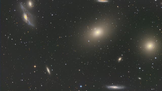 Markarians Galaxienkette (südlicher Teil)