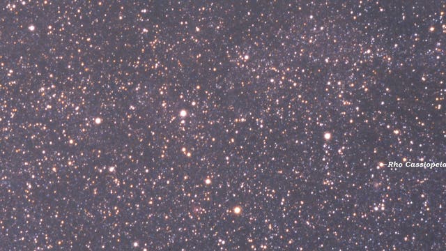 Fernglastipp - der Stern Rho Cassiopeiae