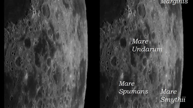 Librationsgebiet mit Mare Marginis und Mare Smythii