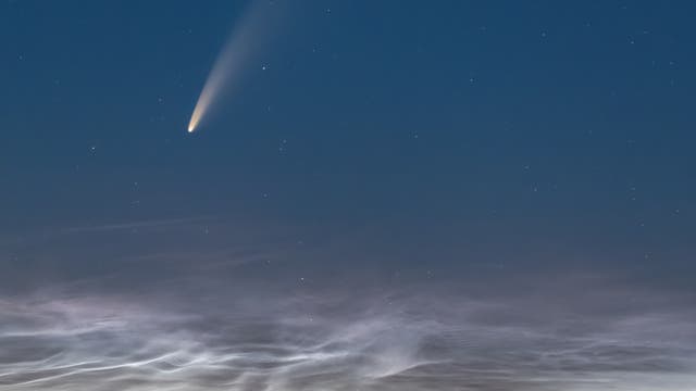 Komet C/2020 F3 Neowise mit NLC