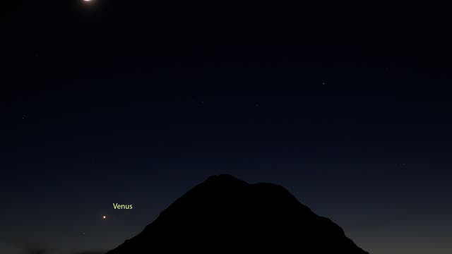 Mond mit Venus