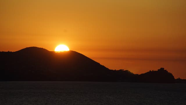 Sonnenuntergang über Ischia