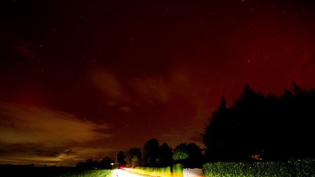 Polarlichter am 10. Oktober 2024 über Bad Boll