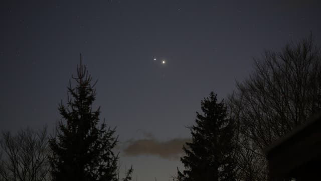 Jupiter und Venus am 1. März 2023