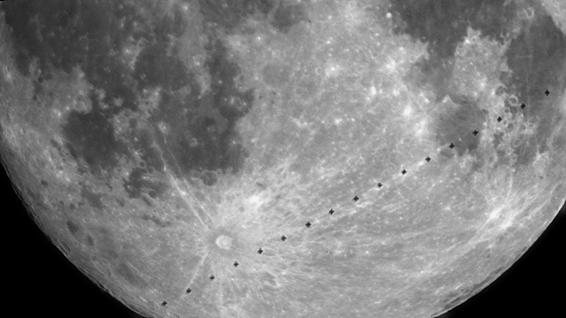 Vorläufer zur Mofi: ISS - Transit vor dem Mond