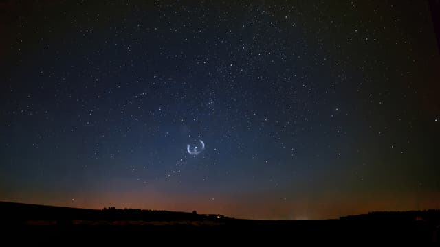 Ariane 6 am Nachthimmel