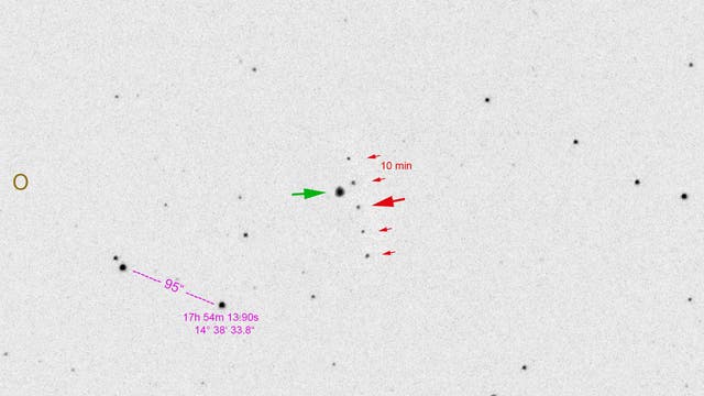 Messung der Astronomischen Einheit mit Asteroid 85275